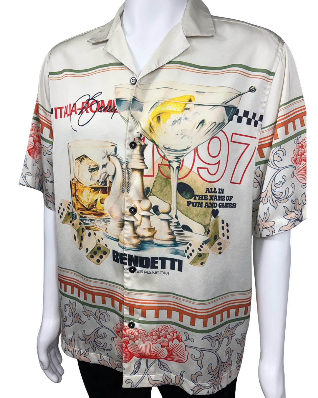 Relaxed Revere Print Shirt