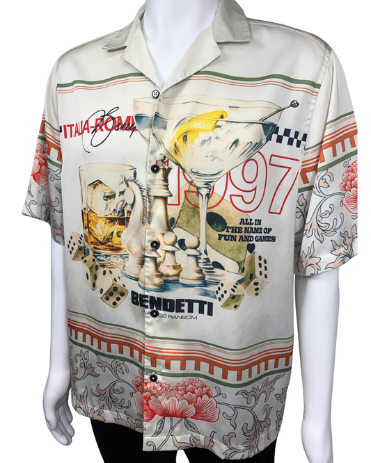 Relaxed Revere Print Shirt