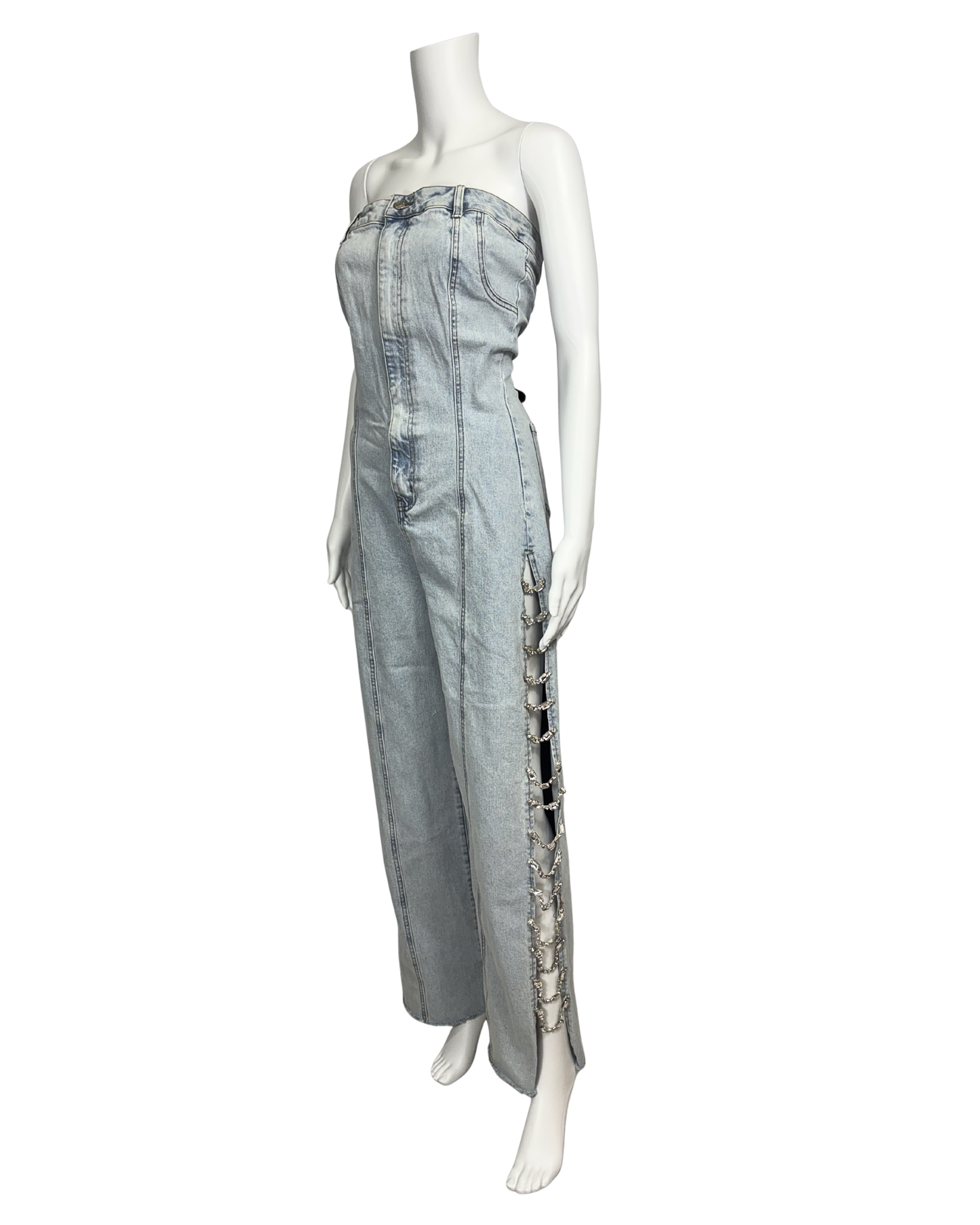 Bling Denim Jumpsuit