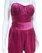 Pink Sequin Romper