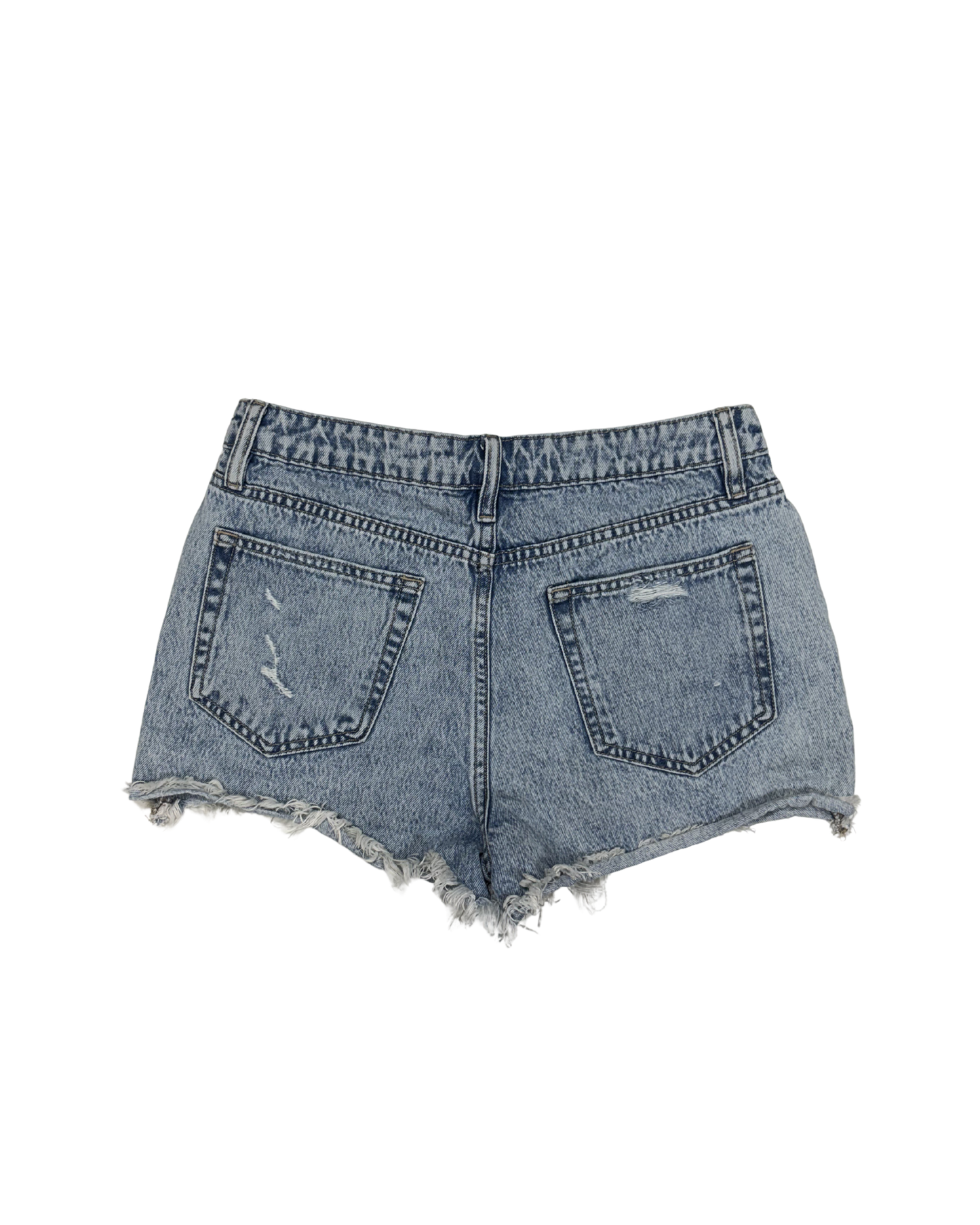 Hermoine Distressed Denim Shorts