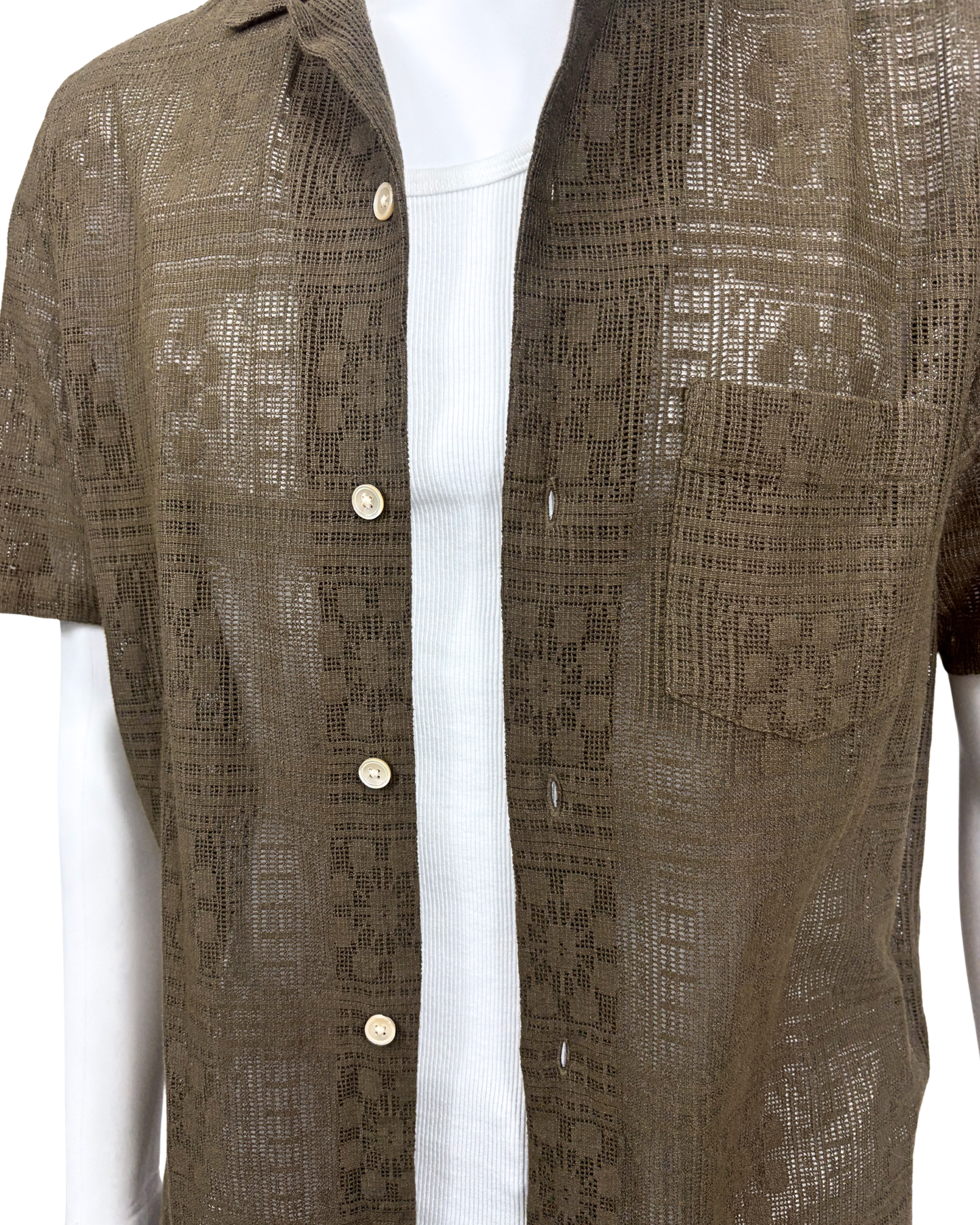 Caleta Lace Relaxed Fit Shirt