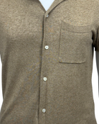 Relaxed Fit Knit Camp Shirt