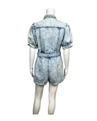 Acid Wash Denim Romper