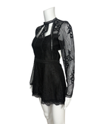 Annora Black Lace Romper