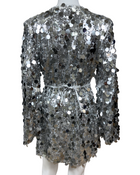Silver Sequin Dress