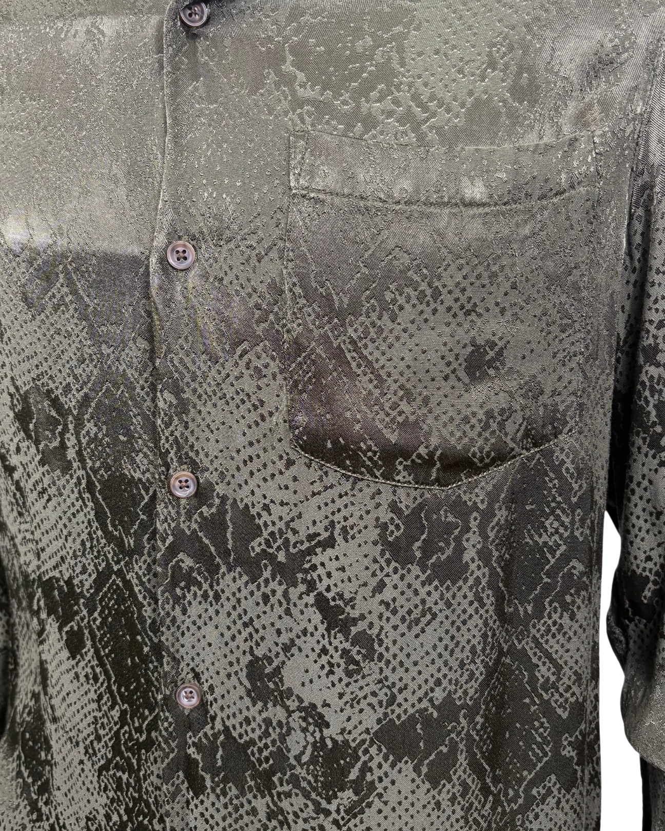 Snake Skin Button Up