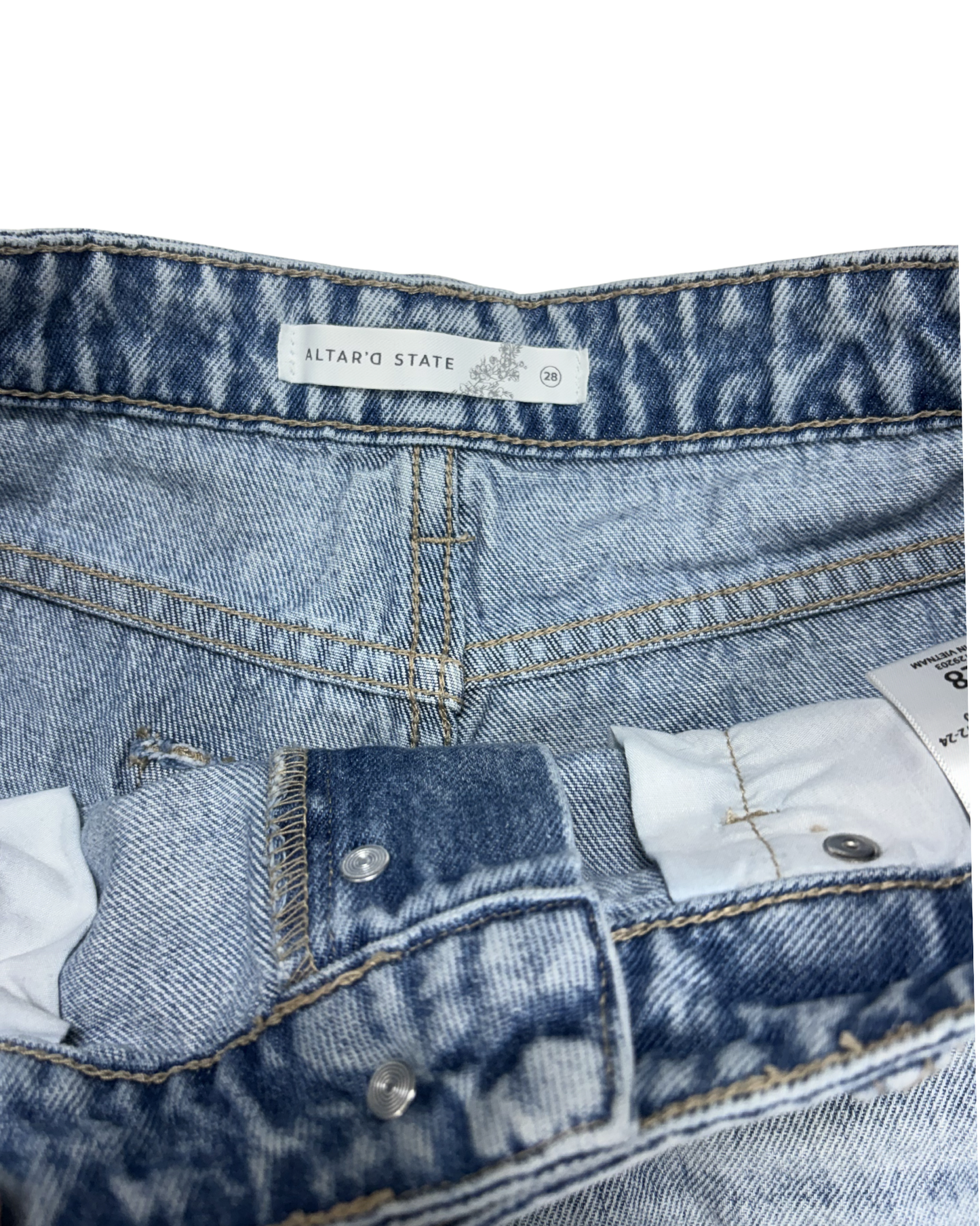Hermoine Distressed Denim Shorts