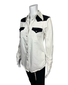 Black & White Western Denim Shirt