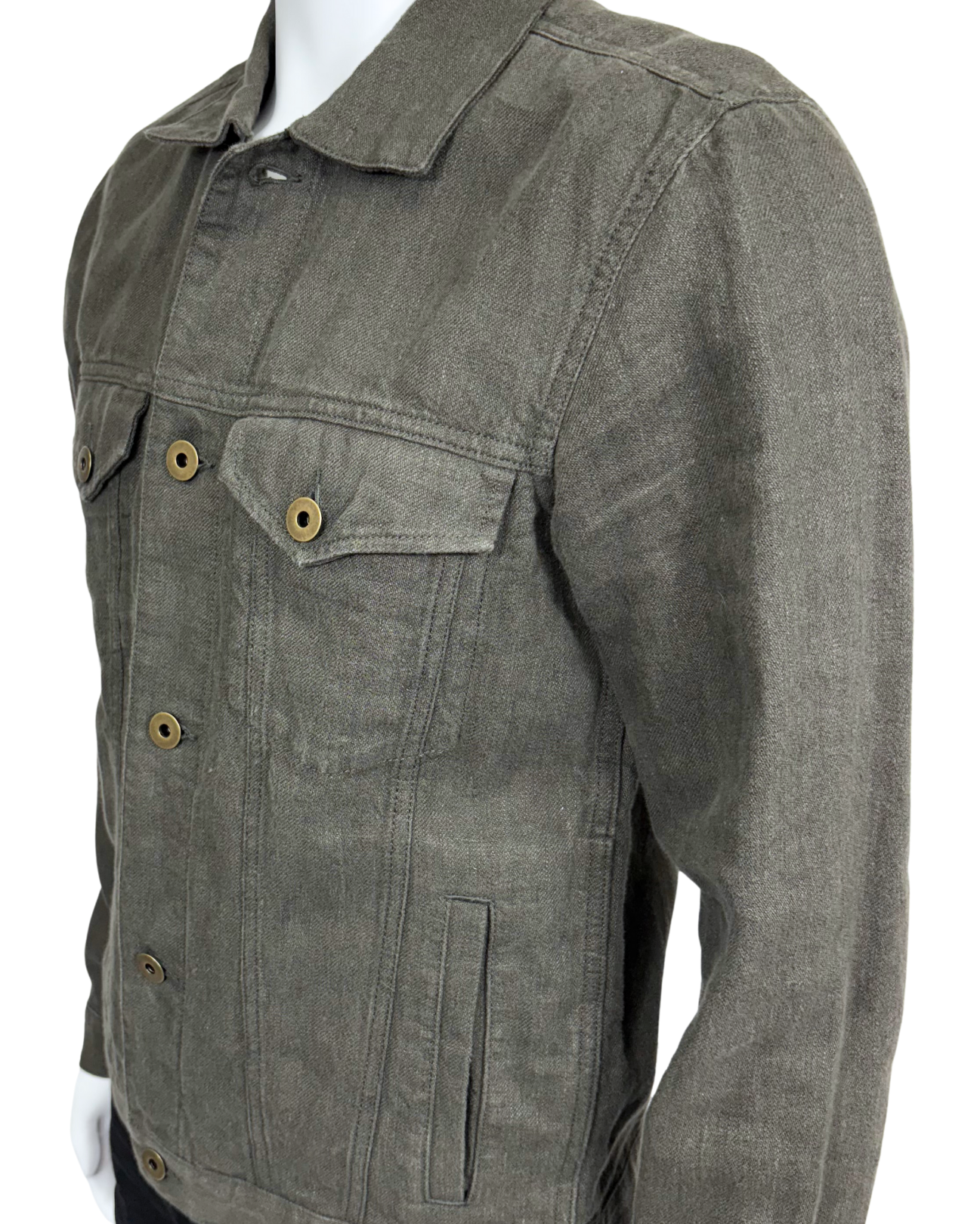 Linen Trucker Jacket