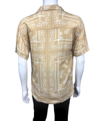Short Sleeve Paisley Bandana Shirt