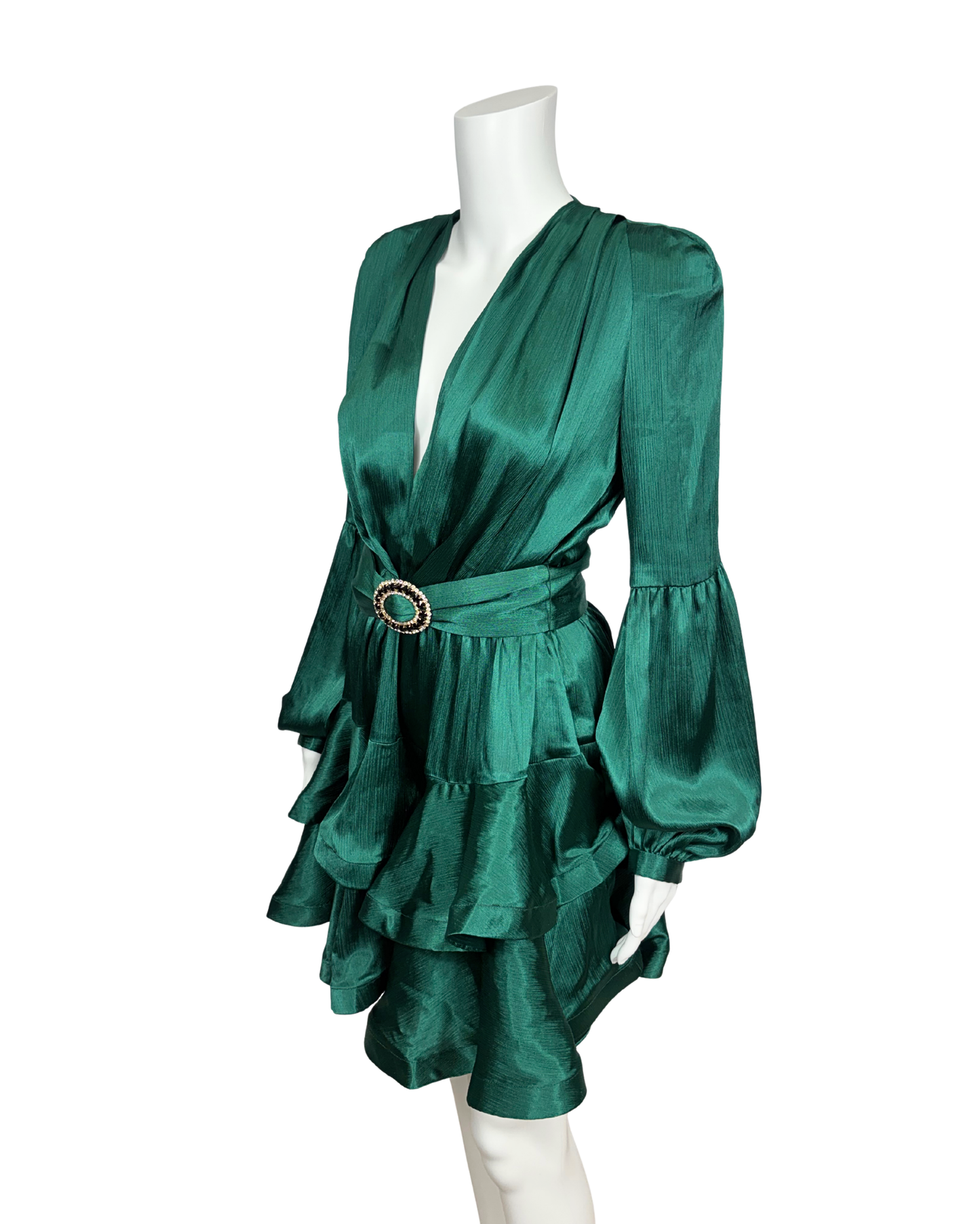 Emerald Green Bedouin Mini Dress