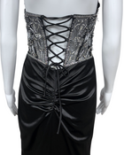 Satin Corset Gown