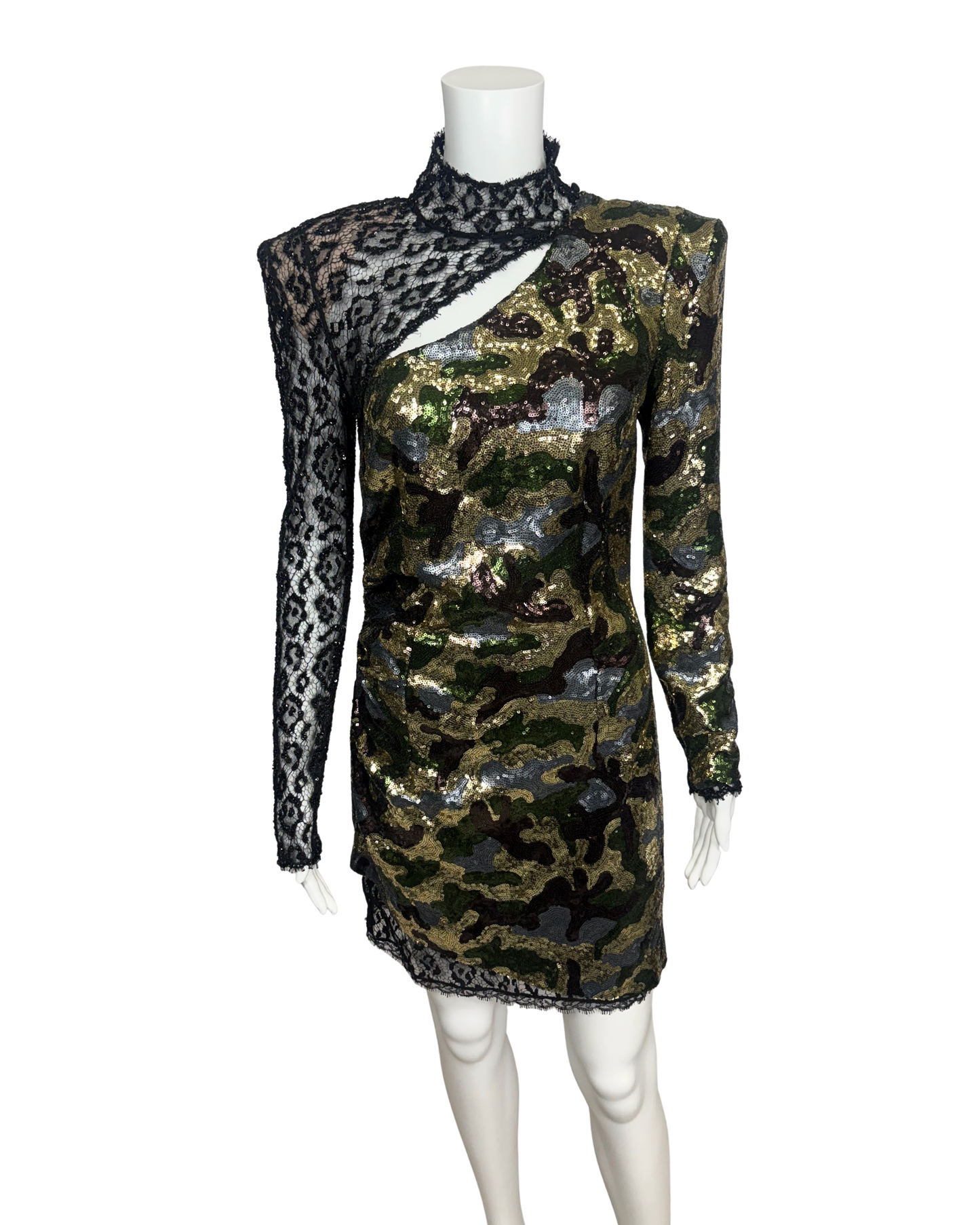 Camo Sequins Dress