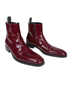 Patent Leather Ankle Boots