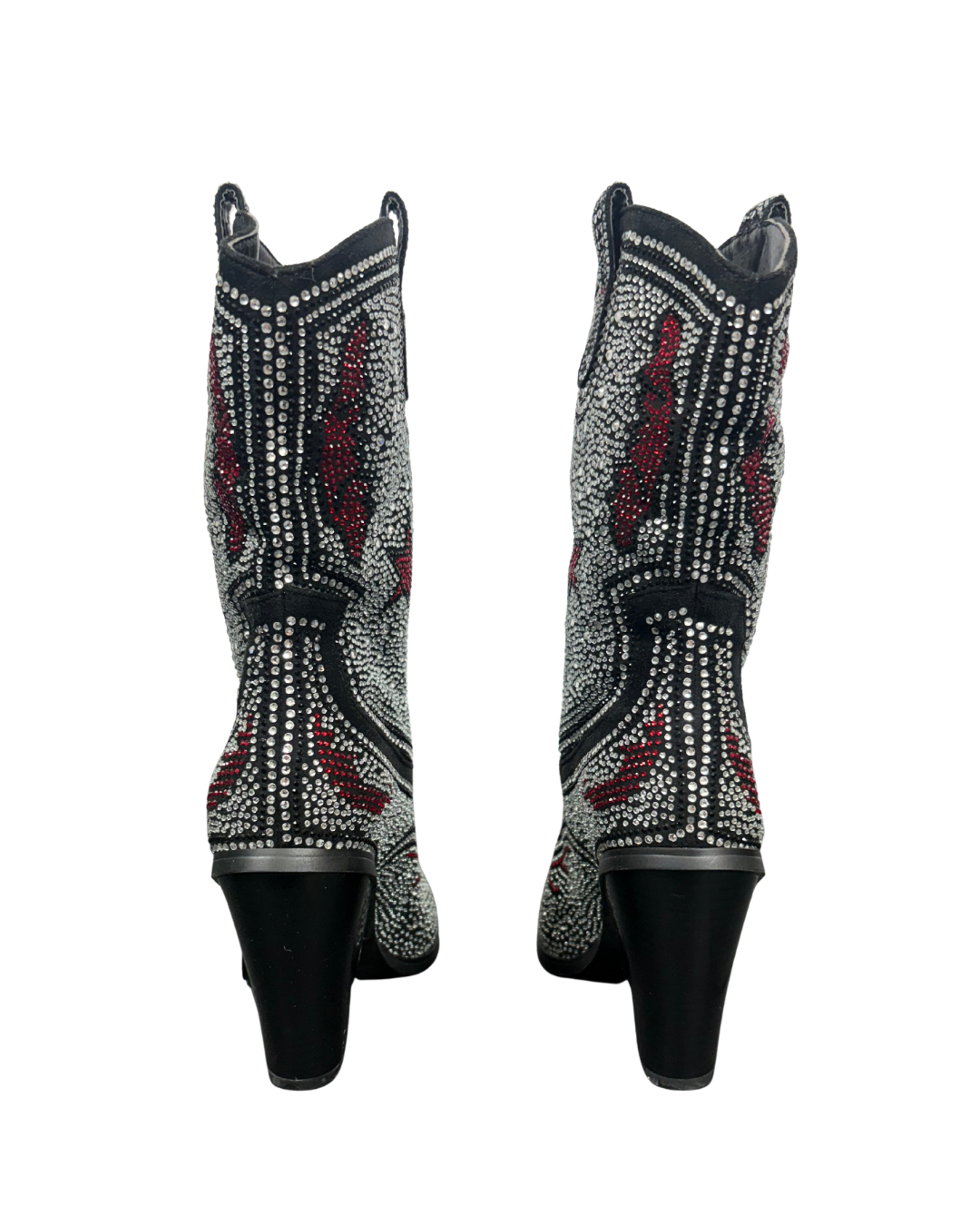 Rhinestone Catte Western Booties