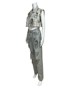 Houdini Embellished Denim Set