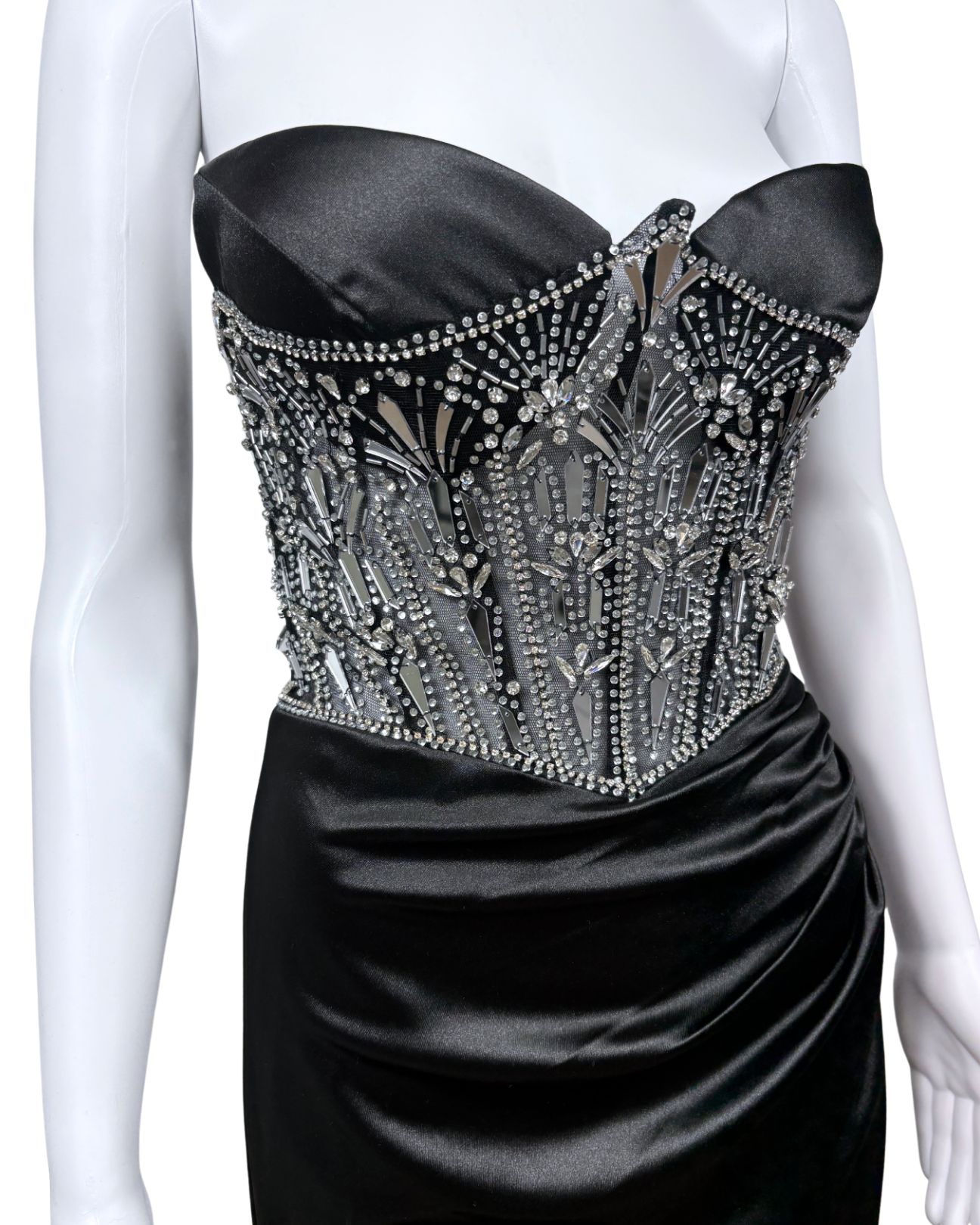 Satin Corset Gown