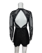 Annora Black Lace Romper
