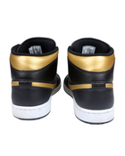 Black & Gold Air Jordan's