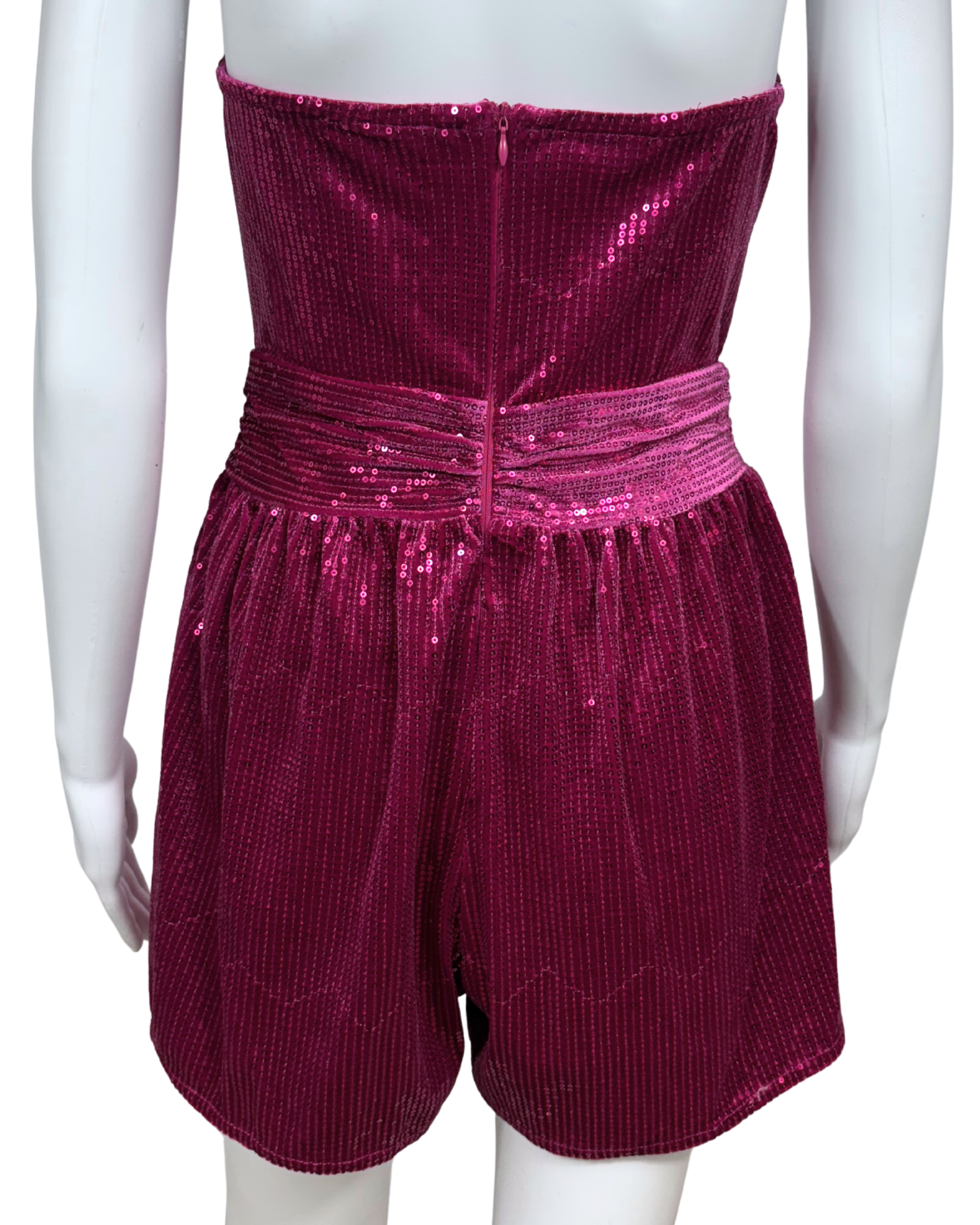 Pink Sequin Romper