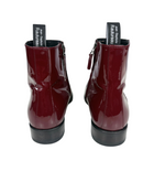Patent Leather Ankle Boots