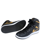 Black & Gold Air Jordan's