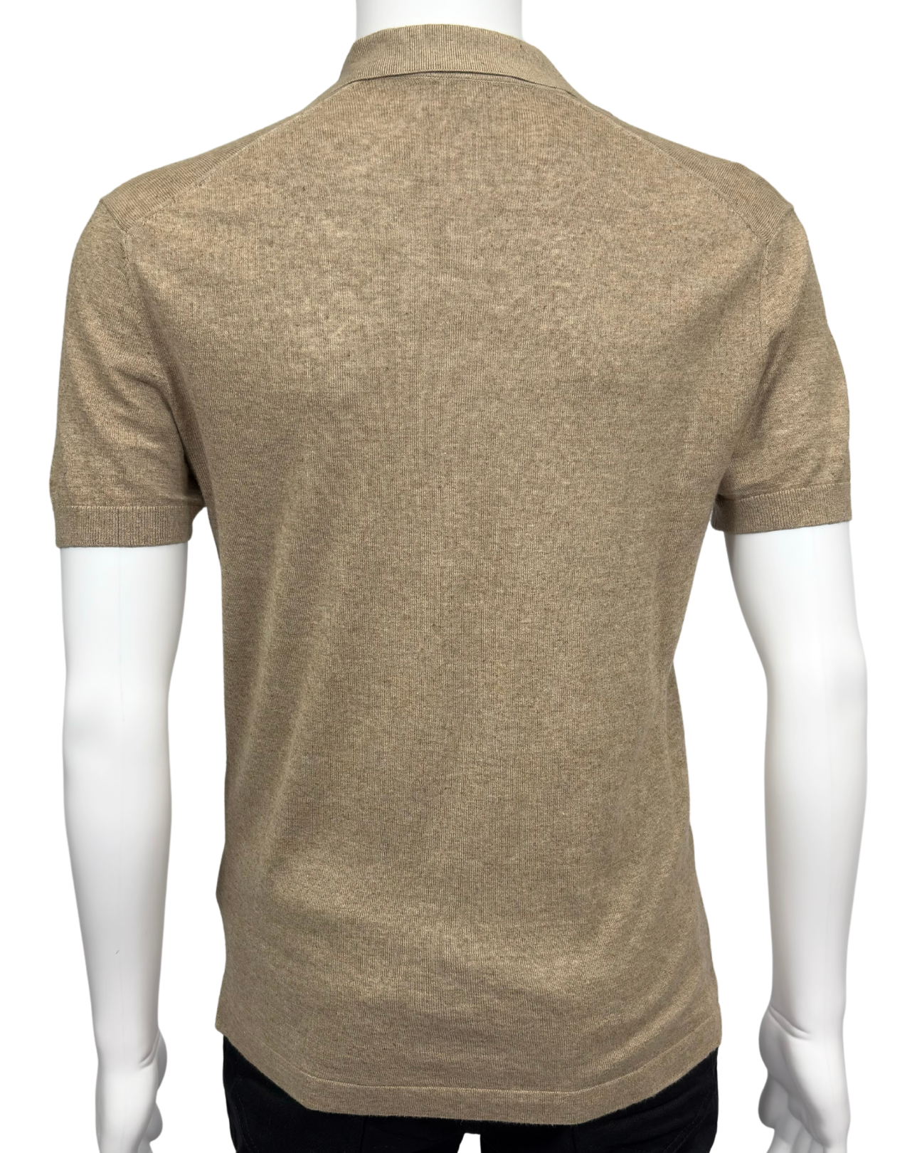 Relaxed Fit Knit Camp Shirt