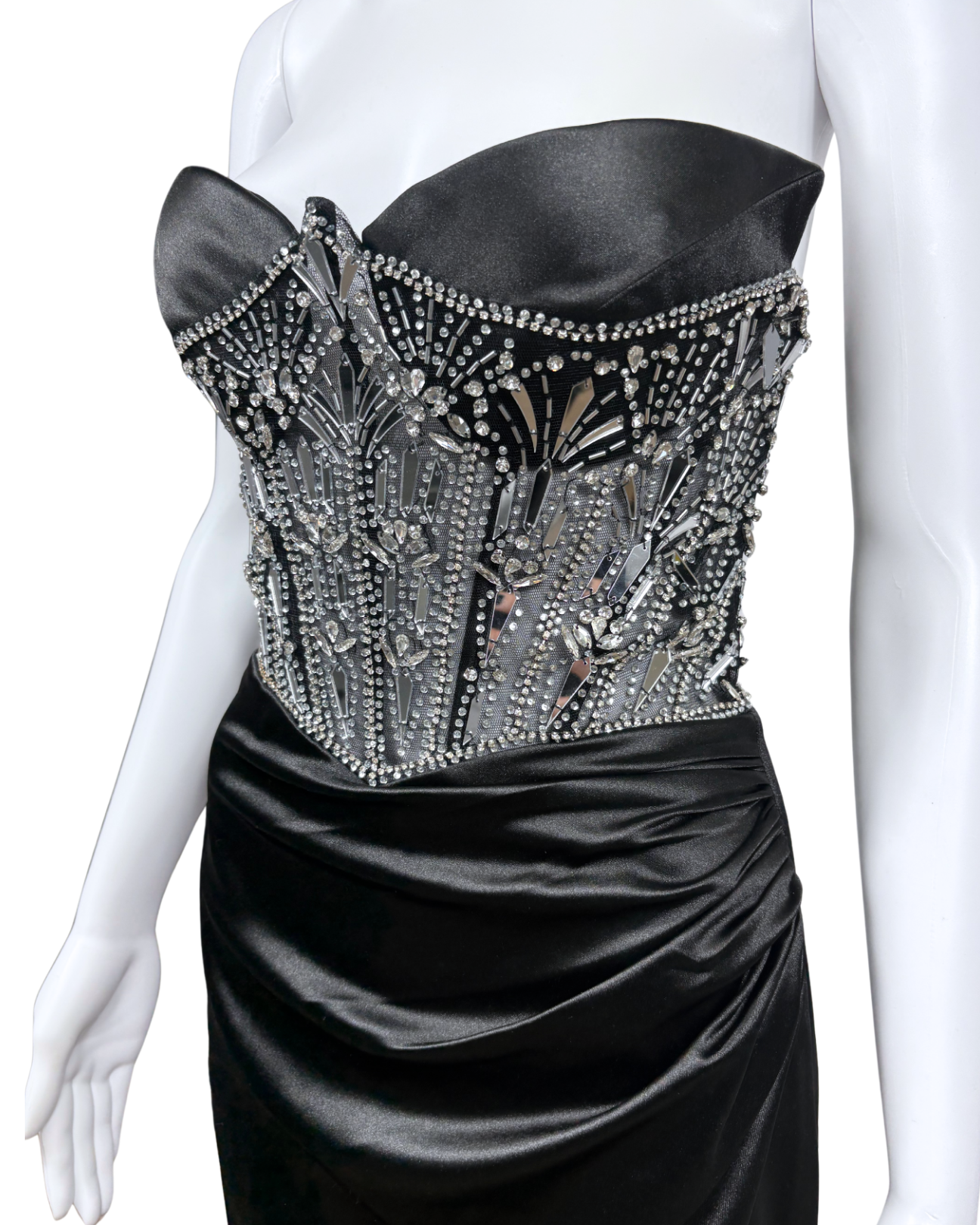 Satin Corset Gown