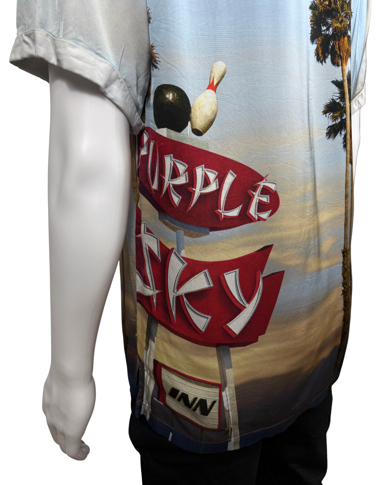 Printed Camp Button Down Shirt