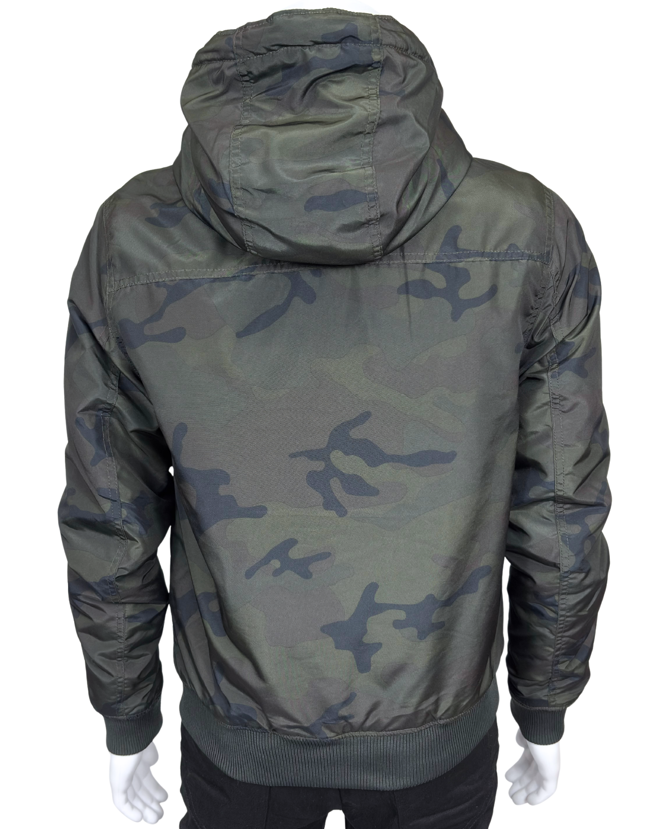 Green Camo Hooded Jacket