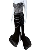 Satin Corset Gown
