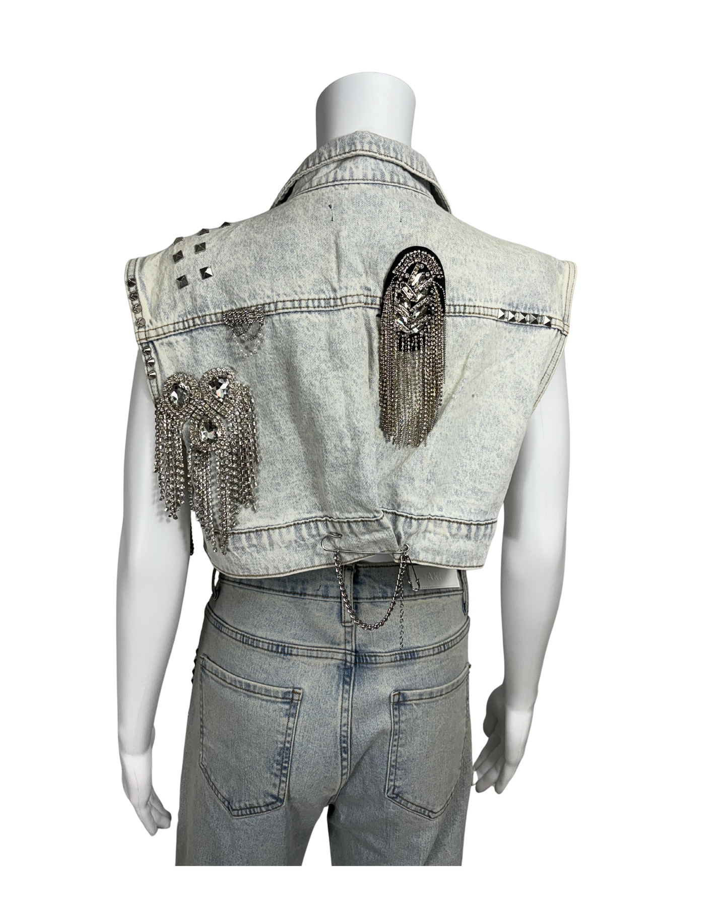 Houdini Embellished Denim Set
