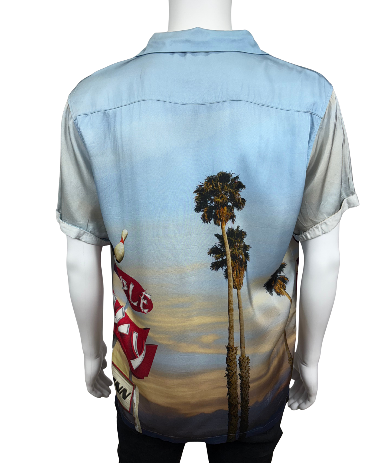 Printed Camp Button Down Shirt