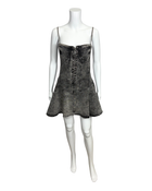 Acid Wash Denim Mini Dress