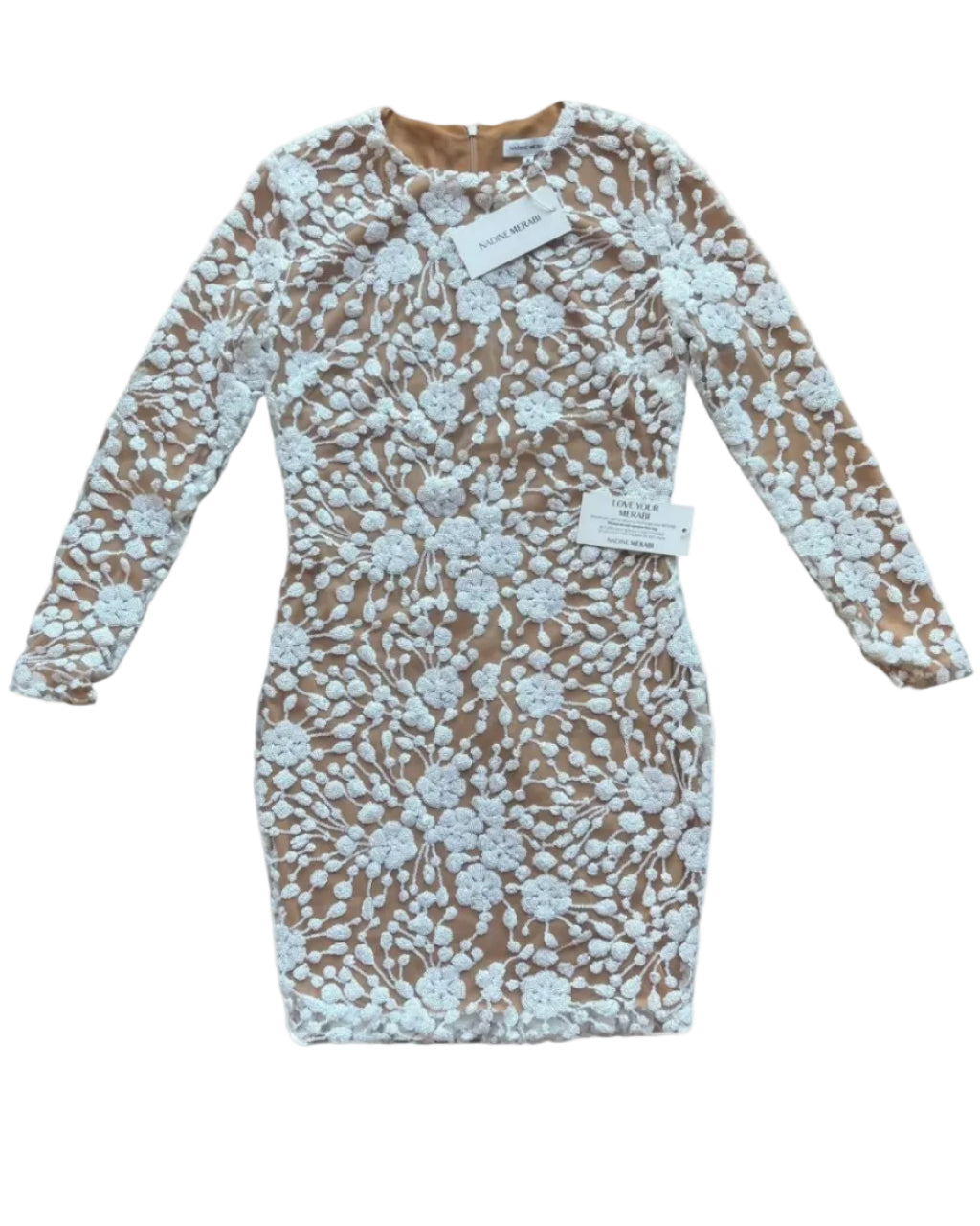 White Sequin Dress
