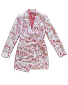 Pink Floral Suit Dress