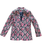 Pink Snake Skin Blazer