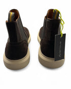 Brown Leather High Top Boots