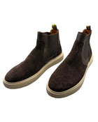 Brown Leather High Top Boots