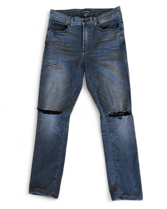 Greyson Distressed Black Skinny Jeans