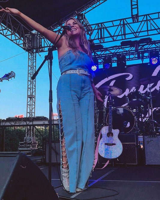 Bling Denim Jumpsuit