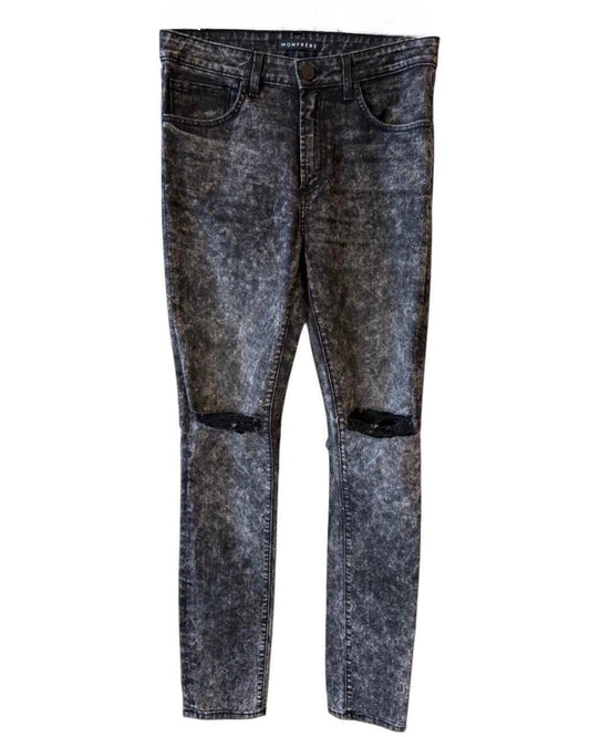 Greyson Acid Wash Distressed Jeans