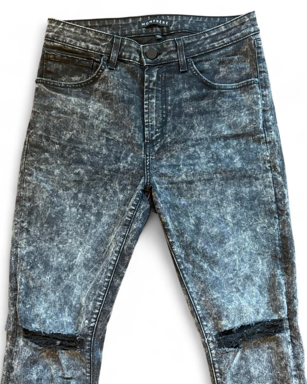 Greyson Acid Wash Distressed Jeans