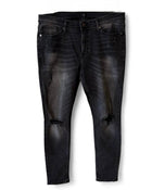 Distressed Black Skinny Jeans