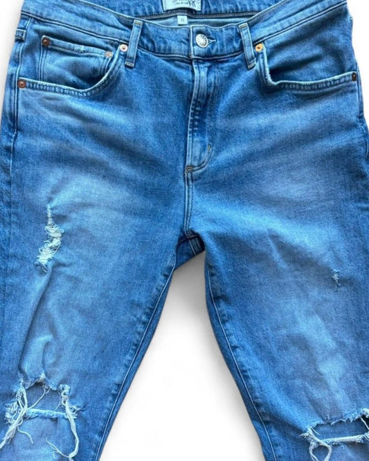Light Wash Distressed Jeans