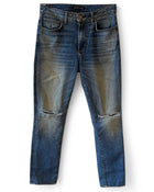 Greyson Distressed Slim Fit Jeans