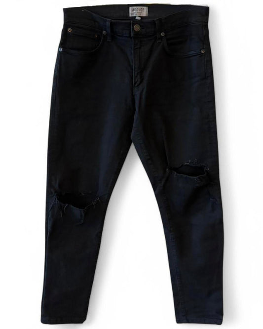 Black Ripped Knee Skinny Jeans