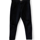 Black Ripped Knee Skinny Jeans