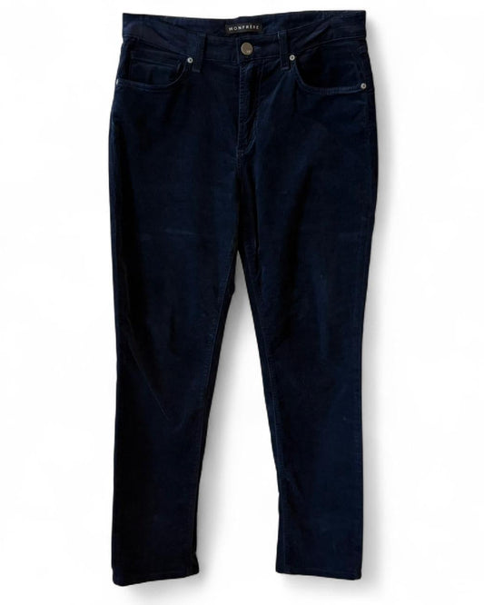 Brando Velvet Jeans in Blue